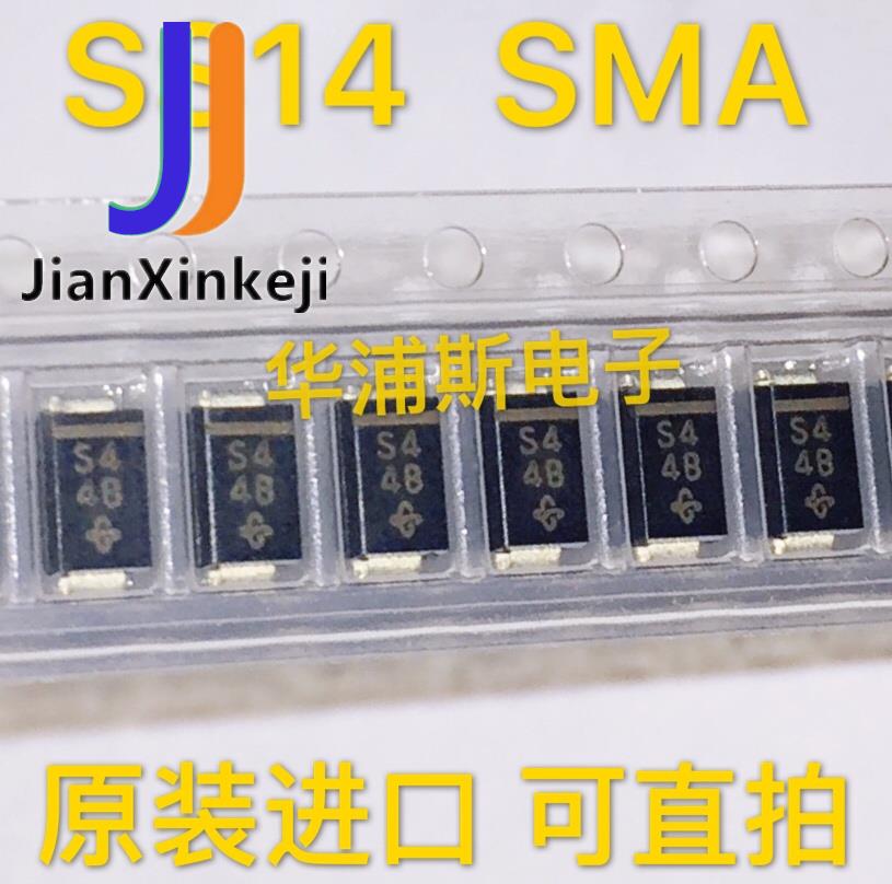50pcs 100%  ο SMD Schott ̿ SS14-E3 61T SS14 ũ ũ S4 1A 40V SMA